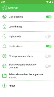 Call Blocker android App screenshot 2